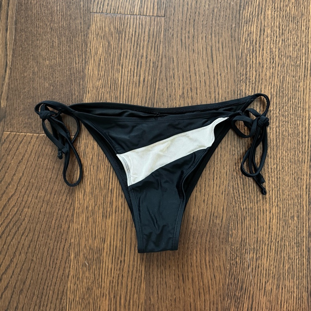 NEW Black Mesh Bikini Bottom